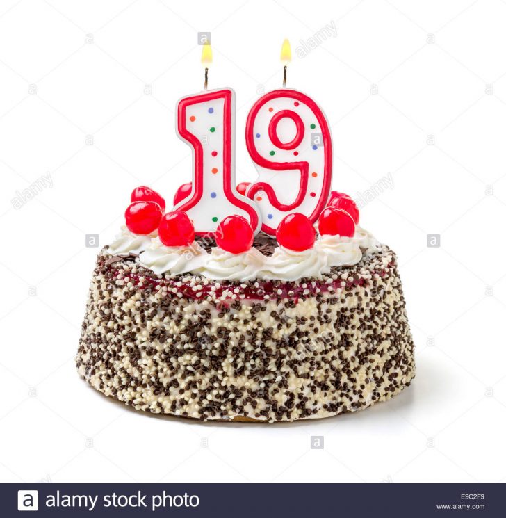 19 Birthday Cake Birthday Cake With Burning Candle Number 19 Stock Photo 74638797 19 Birthday Cake Birthday Cake With Burning Candle Number 19 Stock Photo 74638797