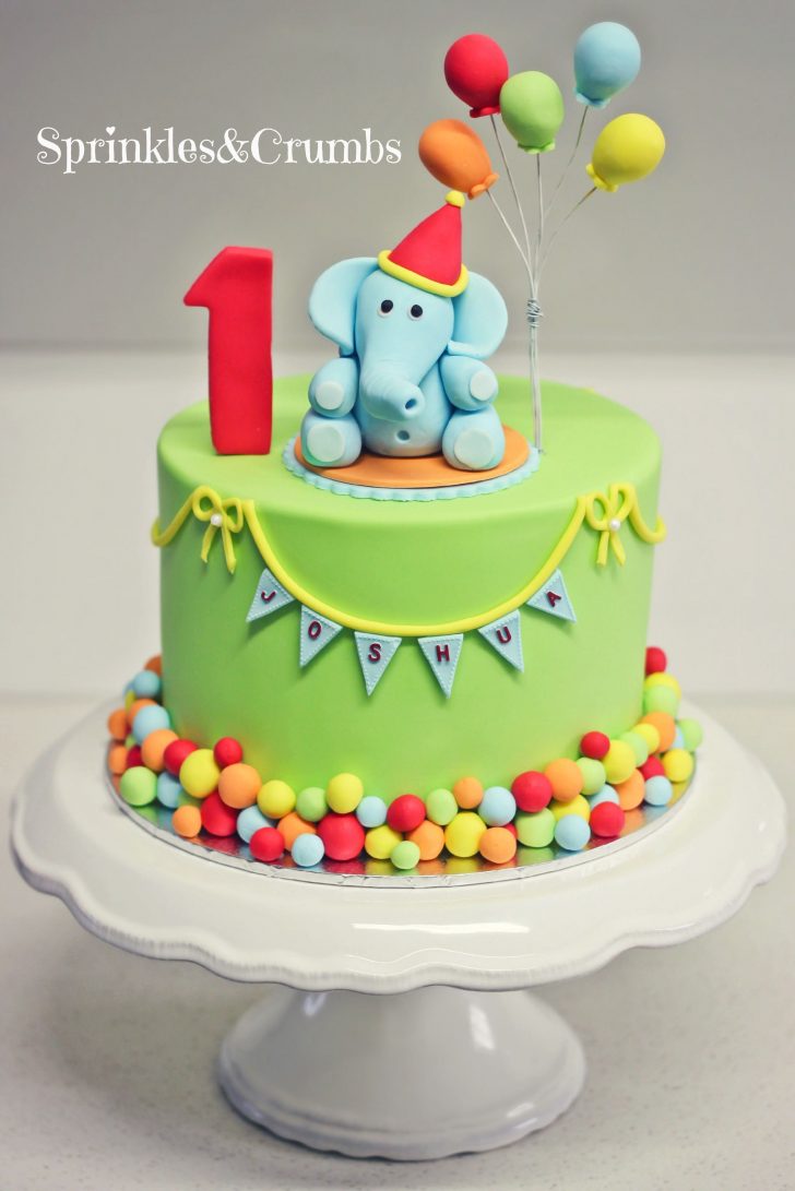 1St Birthday Cake Boy A Colourful Circus Themed First Birthday Cake Featuring An Elephant 1St Birthday Cake Boy A Colourful Circus Themed First Birthday Cake Featuring An Elephant