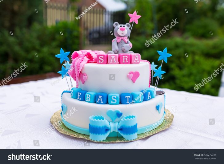 1St Birthday Cake Boy Birthday Cake Ba Boy Girl Twins Stock Photo Edit Now 432272341 1St Birthday Cake Boy Birthday Cake Ba Boy Girl Twins Stock Photo Edit Now 432272341