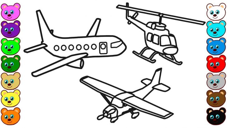 Airplane Coloring Pages Coloring For Kids With Aircraft Helicopter Coloring Pages For Airplane Coloring Pages Coloring For Kids With Aircraft Helicopter Coloring Pages For