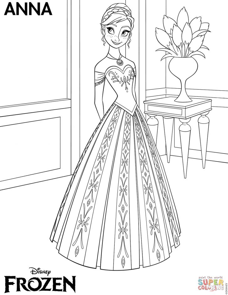 Anna Coloring Pages The Frozen Coloring Pages Free Coloring Pages Anna Coloring Pages The Frozen Coloring Pages Free Coloring Pages