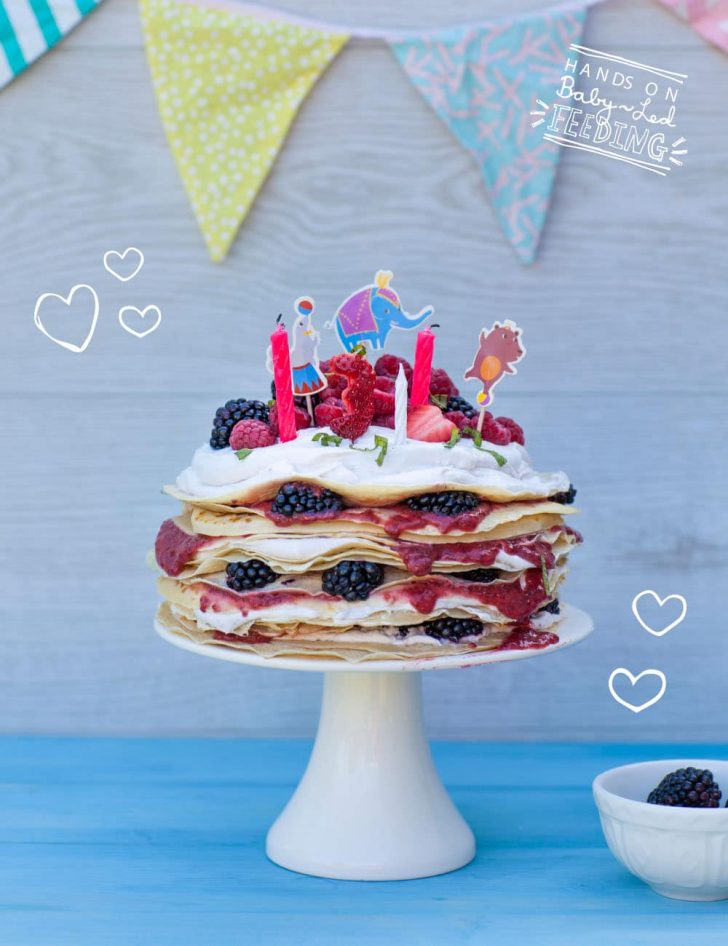 Baby Birthday Cake Birthday Pancake Cake Ba Led Feeding Baby Birthday Cake Birthday Pancake Cake Ba Led Feeding