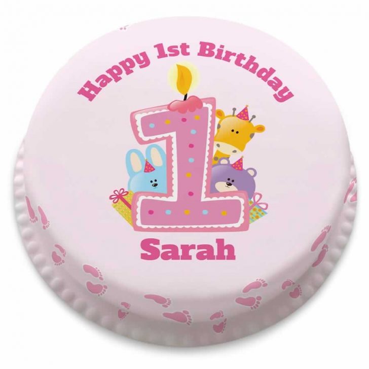 Baby Birthday Cake Personalised Girls 1st Birthday Cake From Just 1499 Bakerdays Baby Birthday Cake Personalised Girls 1st Birthday Cake From Just 1499 Bakerdays