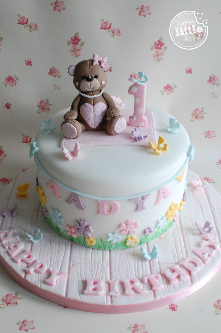 Baby Birthday Cake Teddy Bear Themed First Birthday Cake Child Cake Cake Birthday Baby Birthday Cake Teddy Bear Themed First Birthday Cake Child Cake Cake Birthday