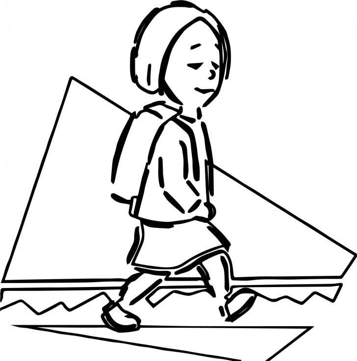 Backpack Coloring Page Any Kid With Backpack Coloring Page Wecoloringpage Backpack Coloring Page Any Kid With Backpack Coloring Page Wecoloringpage