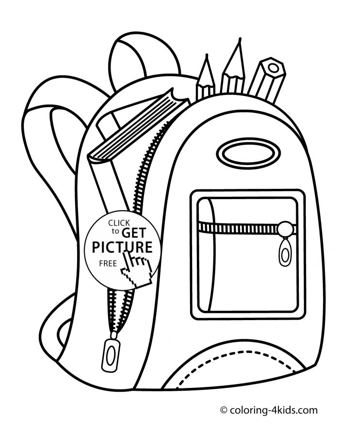 Backpack Coloring Page Backpack For School Coloring Page For Kids Printable Free Coloing Backpack Coloring Page Backpack For School Coloring Page For Kids Printable Free Coloing