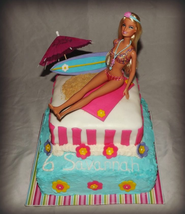 Barbie Birthday Cakes Mandys Cakes Beach Barbie Birthday Cake For Savannah Barbie Birthday Cakes Mandys Cakes Beach Barbie Birthday Cake For Savannah