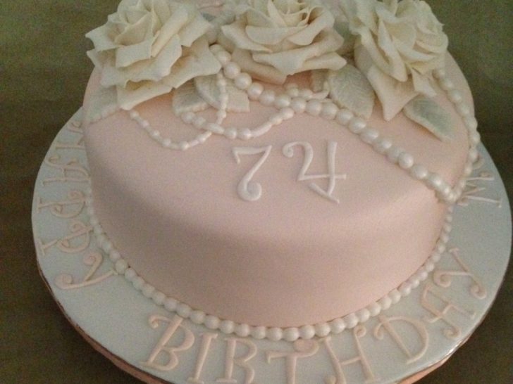 Birthday Cake For Women 74th Birthday Cake For A Female Cakecentral Birthday Cake For Women 74th Birthday Cake For A Female Cakecentral