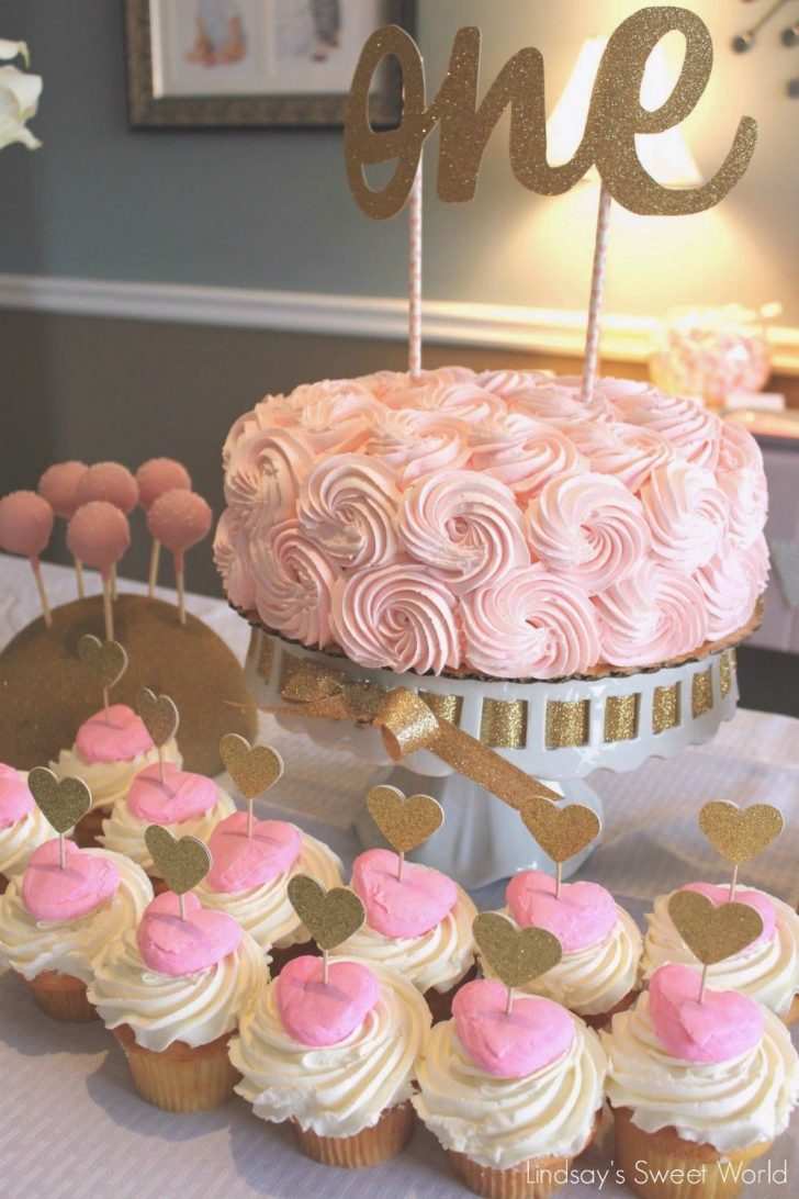 Birthday Cake Ideas For Girls Olivia Cates Pink Gold First Birthday Birthday Party Ideas Birthday Cake Ideas For Girls Olivia Cates Pink Gold First Birthday Birthday Party Ideas