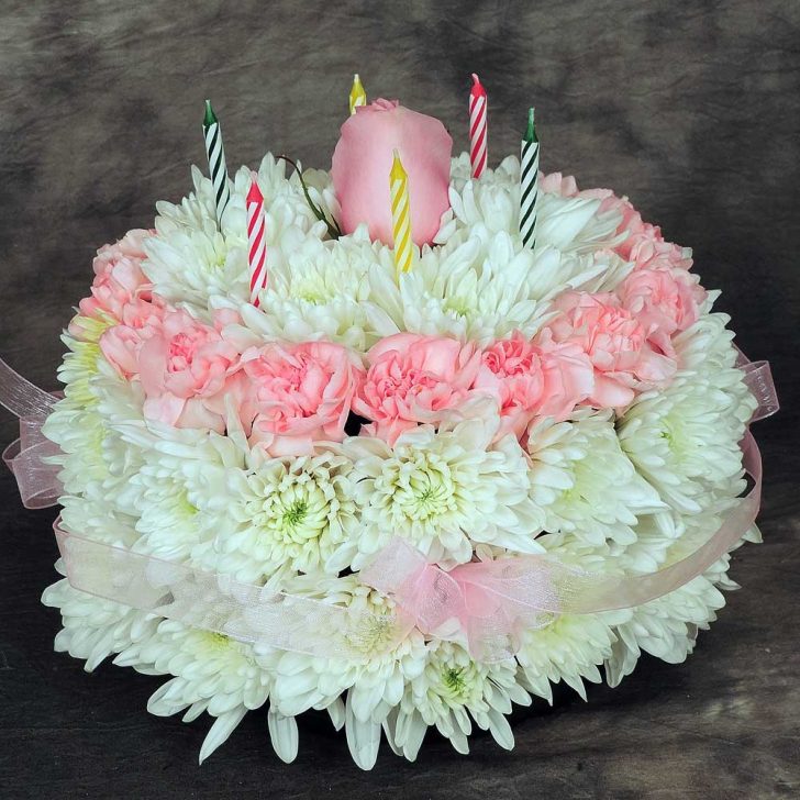Birthday Flower Cake Floral Birthday Cake Kremp Birthday Flower Cake Floral Birthday Cake Kremp
