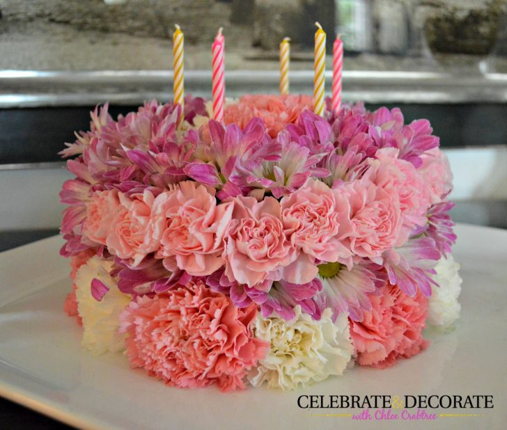 Birthday Flower Cake How To Make A Floral Birthday Cake Celebrate Decorate Birthday Flower Cake How To Make A Floral Birthday Cake Celebrate Decorate