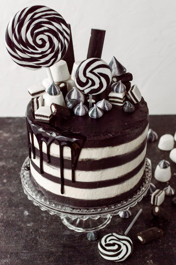 Black And White Birthday Cake Monochrome Cake Domestic Gothess Black And White Birthday Cake Monochrome Cake Domestic Gothess