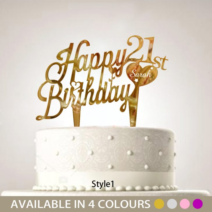 Cake Toppers For Birthday Personalised Birthday Cake Topper Any Age Name 18th 22nd 50th Cake Toppers For Birthday Personalised Birthday Cake Topper Any Age Name 18th 22nd 50th