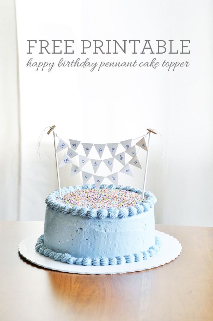Cake Toppers For Birthday Whats Up With The Buells Free Printable Birthday Cake Pennant Cake Toppers For Birthday Whats Up With The Buells Free Printable Birthday Cake Pennant