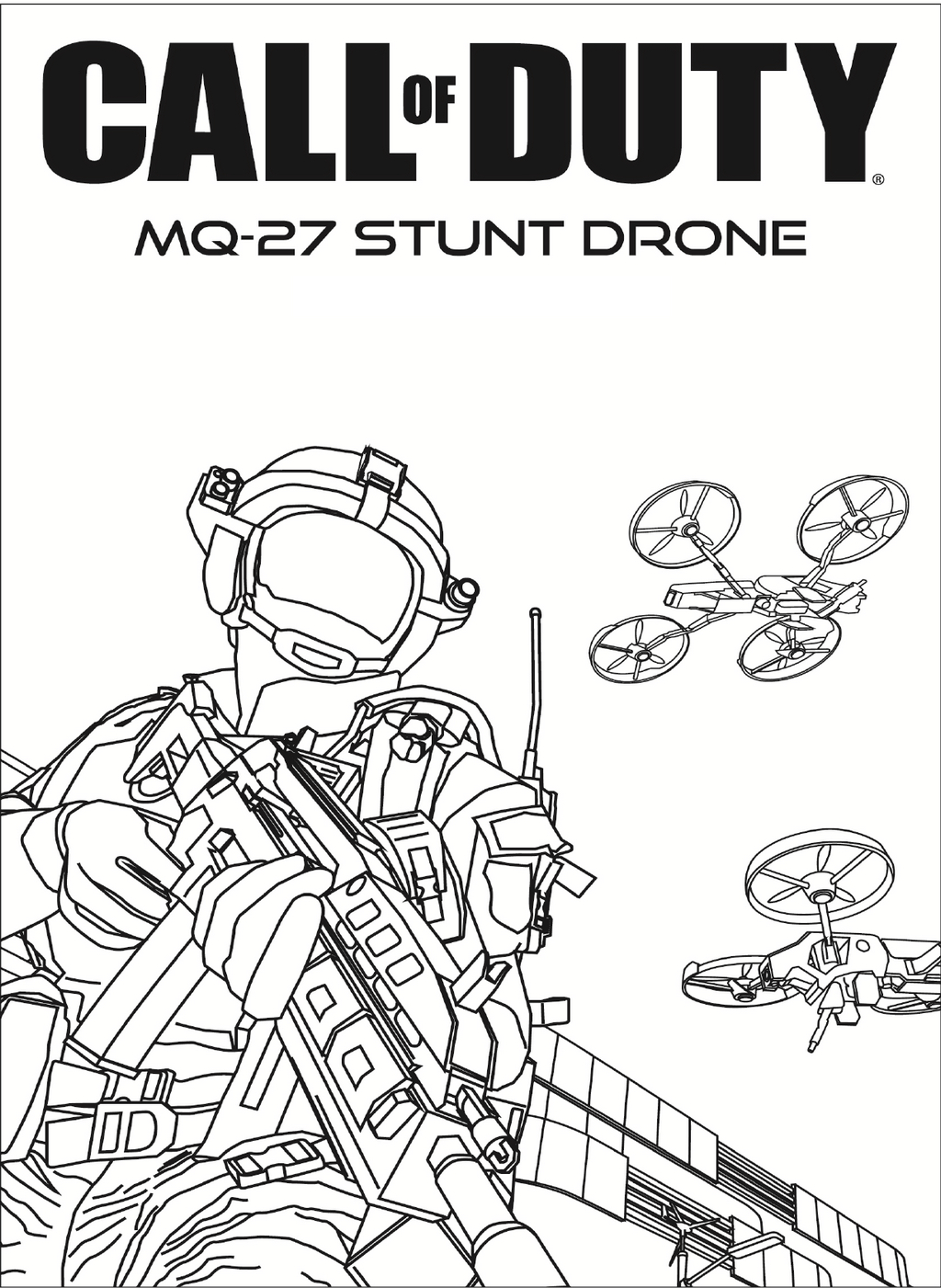27 Inspiration Photo of Call Of Duty Coloring Pages