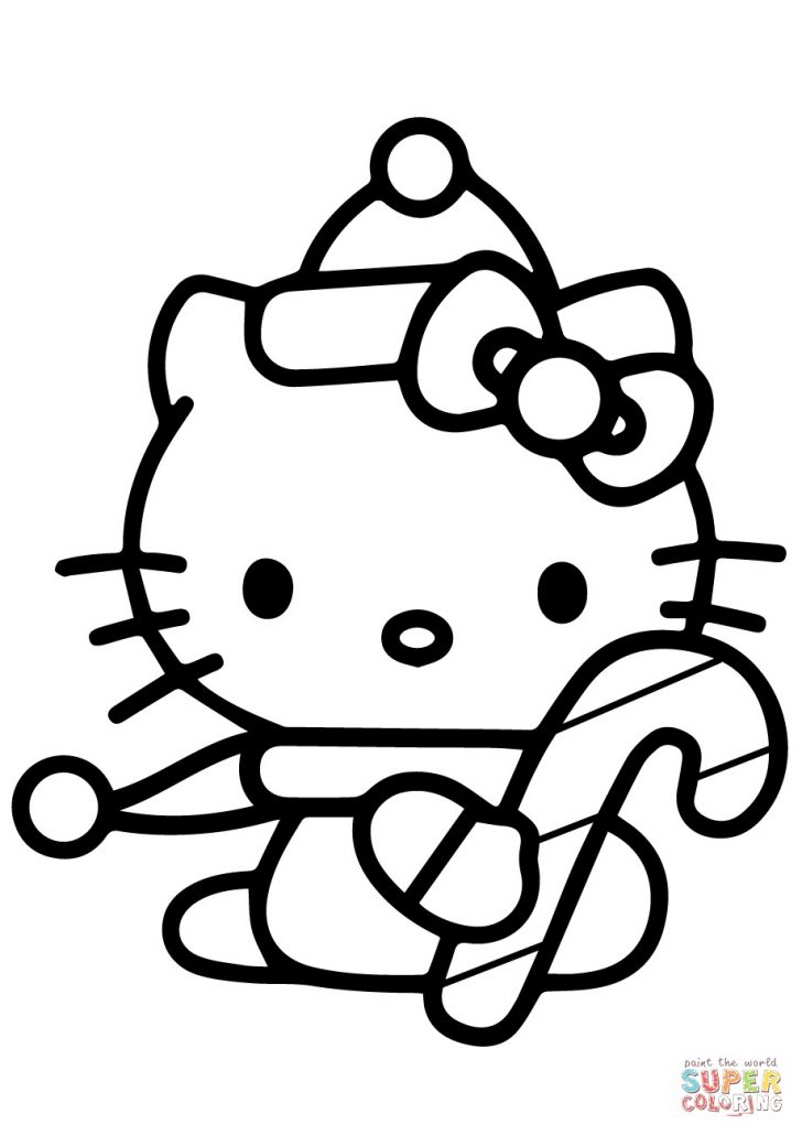 Candy Cane Coloring Page Hello Kitty With Christmas Candy Cane Coloring Page Thanhhoacar Candy Cane Coloring Page Hello Kitty With Christmas Candy Cane Coloring Page Thanhhoacar