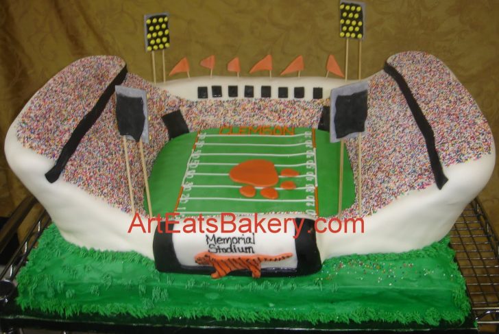 Clemson Birthday Cake Clemson Death Valley Statium Custom Birthday Cake Arteatsbakery Clemson Birthday Cake Clemson Death Valley Statium Custom Birthday Cake Arteatsbakery