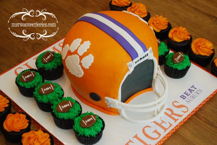 Clemson Birthday Cake Clemson Helmet Cake With Cupcakes Cakes And Cupcakes Pinterest Clemson Birthday Cake Clemson Helmet Cake With Cupcakes Cakes And Cupcakes Pinterest
