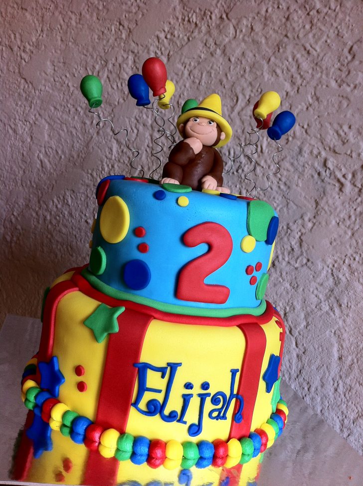 Curious George Birthday Cakes Curious George Birthday Cake With Balloons And The Yellow Hat Curious George Birthday Cakes Curious George Birthday Cake With Balloons And The Yellow Hat