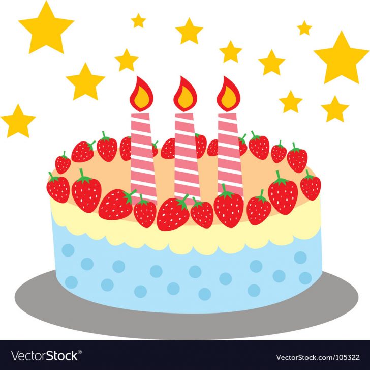 Cute Birthday Cakes Cute And Sweet Birthday Cake Royalty Free Vector Image Cute Birthday Cakes Cute And Sweet Birthday Cake Royalty Free Vector Image