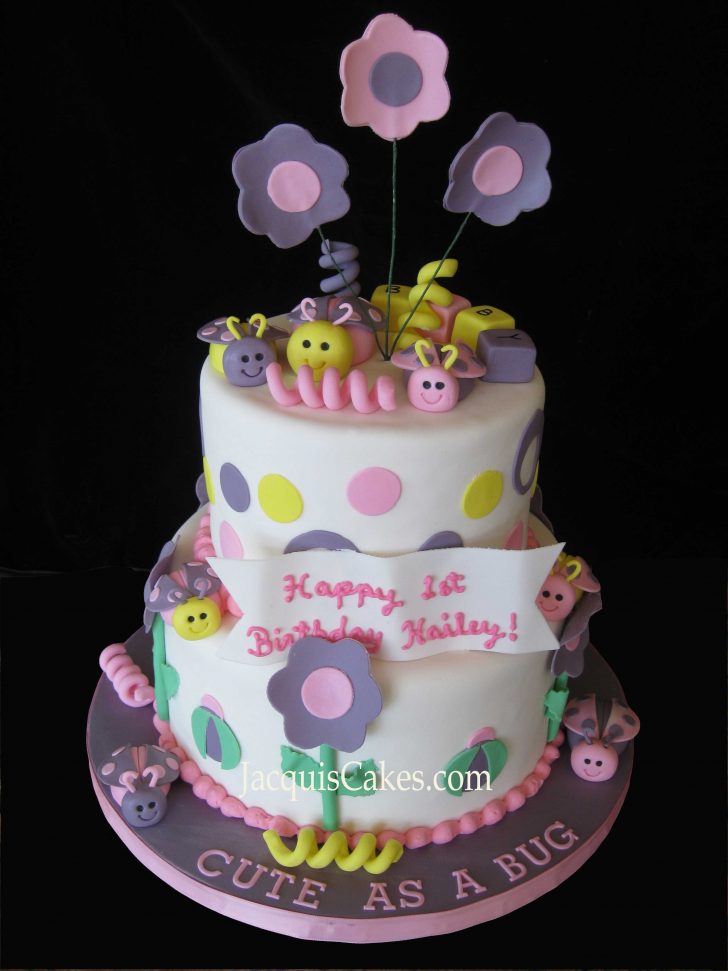 Cute Birthday Cakes Cute Girl Birthday Cakes For A Bas 1st Birthday 6 8 Round Cute Birthday Cakes Cute Girl Birthday Cakes For A Bas 1st Birthday 6 8 Round