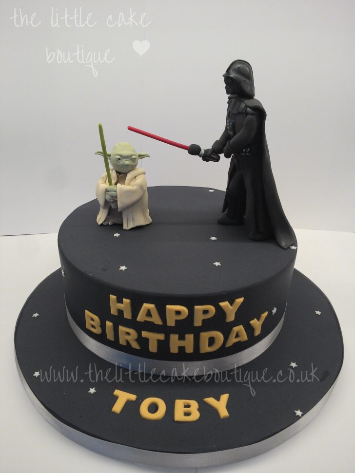 Darth Vader Birthday Cake Star Wars Birthday Cake With Darth Vader And Yoda Yes I Know Darth Vader Birthday Cake Star Wars Birthday Cake With Darth Vader And Yoda Yes I Know