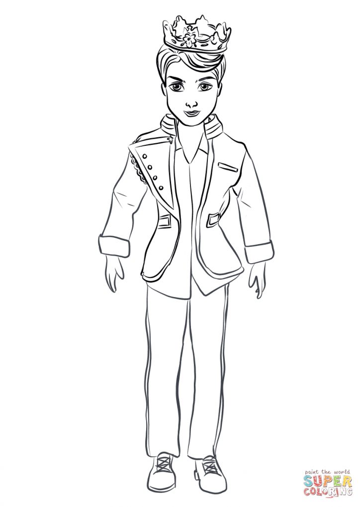 Descendants Coloring Pages King Benjamin Ben From Descendants Coloring Page Free Printable Descendants Coloring Pages King Benjamin Ben From Descendants Coloring Page Free Printable