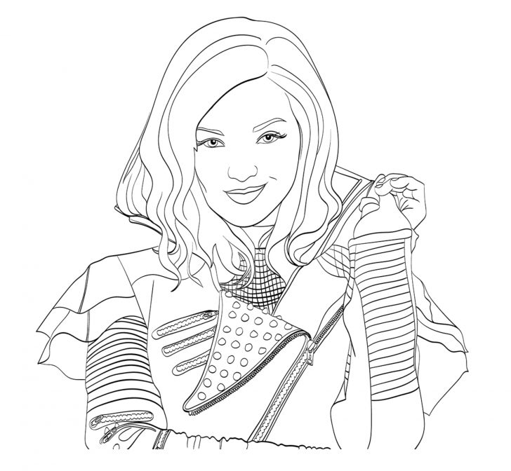 Descendants Coloring Pages The Descendants To Color For Children The Descendants Kids Descendants Coloring Pages The Descendants To Color For Children The Descendants Kids