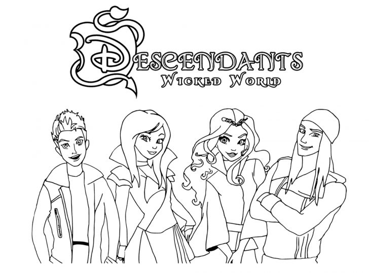 Descendants Coloring Pages The Descendants To Download The Descendants Kids Coloring Pages Descendants Coloring Pages The Descendants To Download The Descendants Kids Coloring Pages