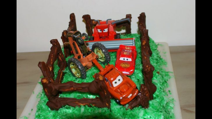 Disney Cars Birthday Cake Easy Cars Tractor Tipping Cake For A Disney Cars Birthday Party Disney Cars Birthday Cake Easy Cars Tractor Tipping Cake For A Disney Cars Birthday Party