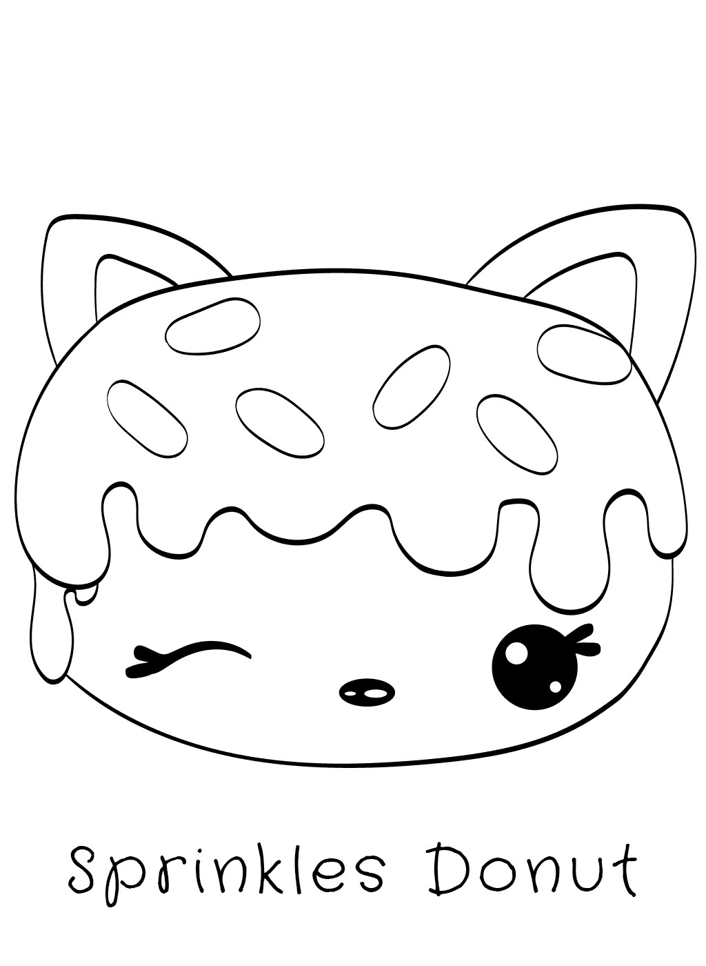 21 Inspired Photo Of Donut Coloring Page Entitlementtrap