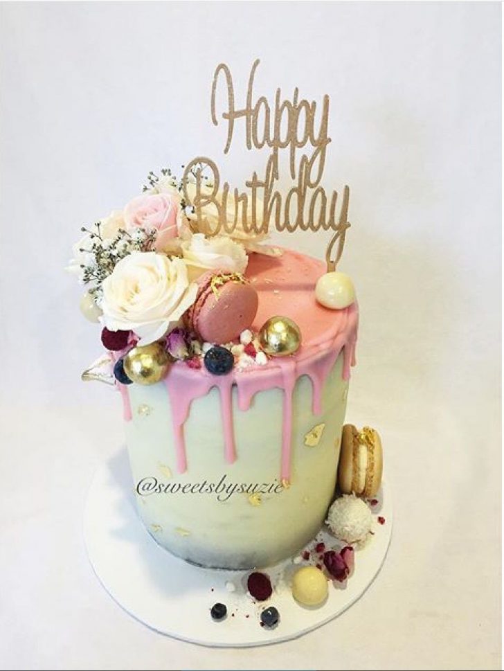 Elegant Birthday Cakes Pink Drip Rustic Birthday Cake Made Sweetssuzie Adults And Elegant Birthday Cakes Pink Drip Rustic Birthday Cake Made Sweetssuzie Adults And