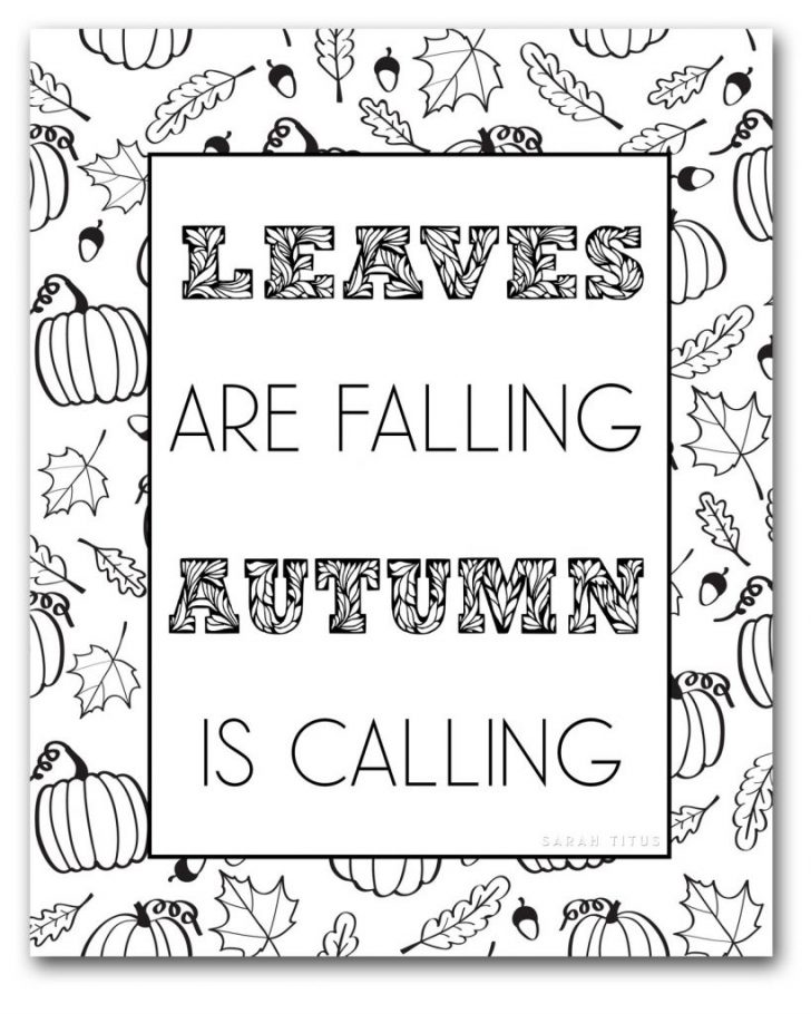 Fall Coloring Page Free Fall Coloring Pages To Color Sarah Titus Fall Coloring Page Free Fall Coloring Pages To Color Sarah Titus