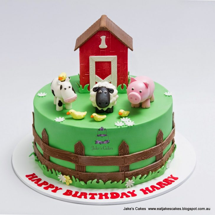 Farm Birthday Cake Jakes Cakes Farm First Birthday Cake Farm Birthday Cake Jakes Cakes Farm First Birthday Cake