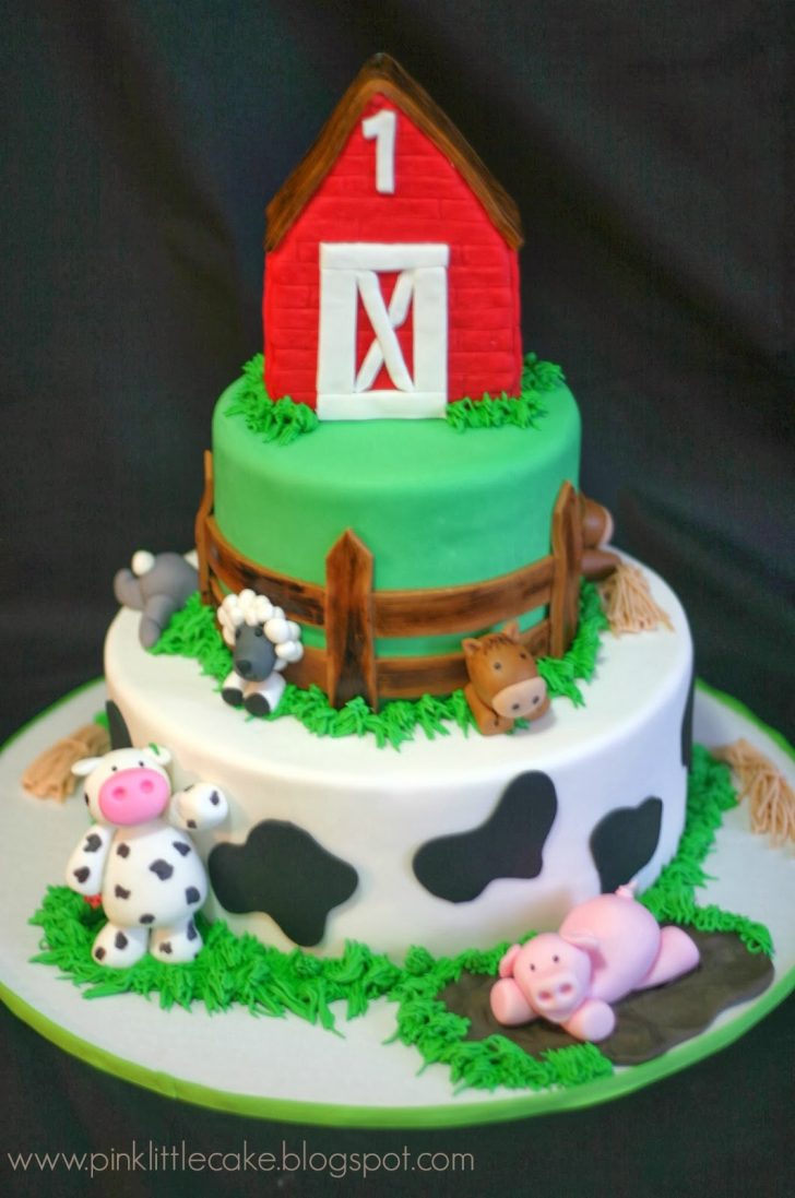 Farm Birthday Cake My Pink Little Cake Farm Theme Birthday Cake Farm Birthday Cake My Pink Little Cake Farm Theme Birthday Cake