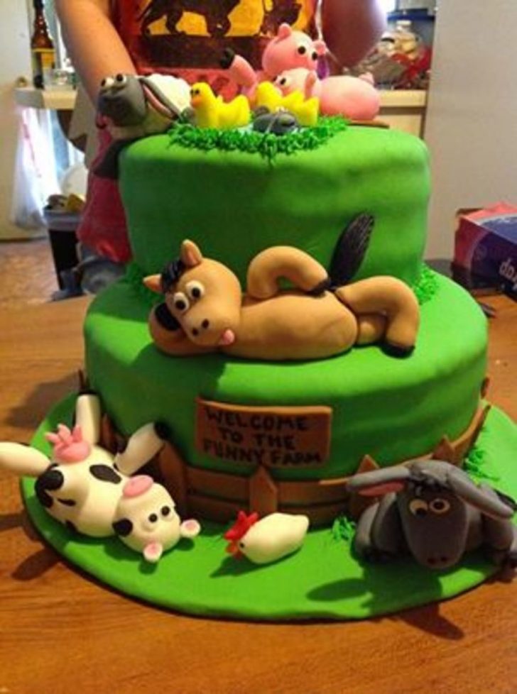 Farm Birthday Cake Welcome To The Funny Farm Birthday Cake Cakecentral Farm Birthday Cake Welcome To The Funny Farm Birthday Cake Cakecentral
