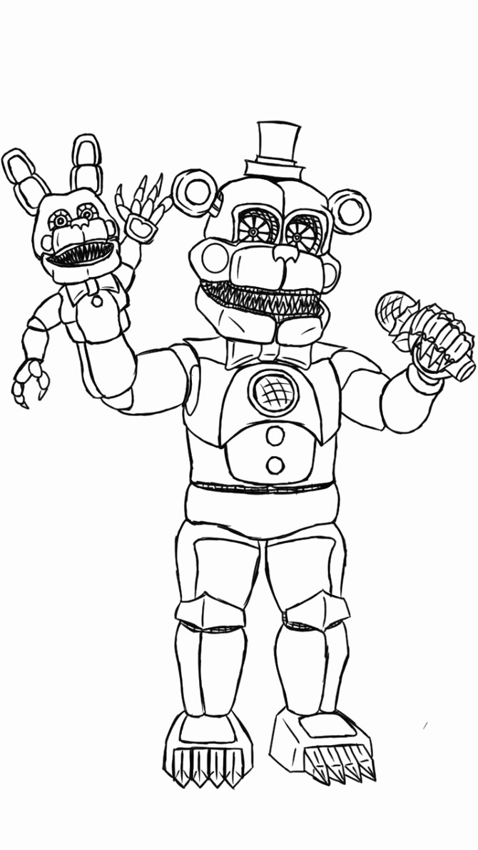 21 Inspired Picture Of Five Nights At Freddy s Coloring Pages Entitlementtrap