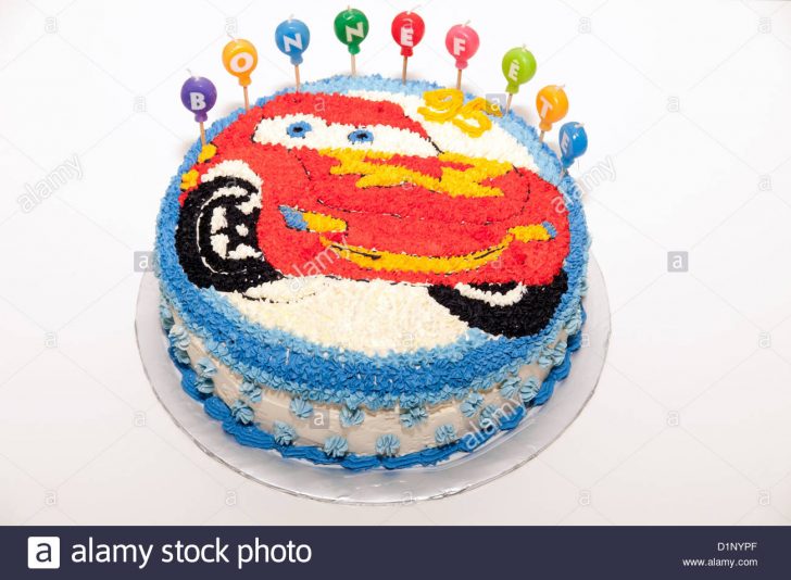 Flash Birthday Cake A Happy Birthday Cake With Flash Mcqueen From Cars Decoration Stock Flash Birthday Cake A Happy Birthday Cake With Flash Mcqueen From Cars Decoration Stock