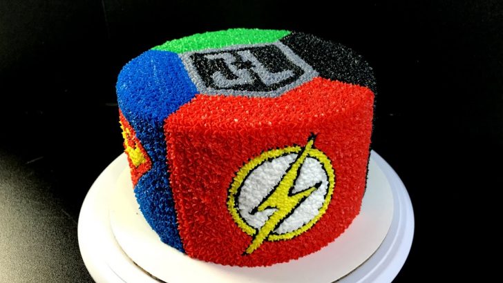 Flash Birthday Cake Justice League Buttercream Cake Batman The Flash Superman Flash Birthday Cake Justice League Buttercream Cake Batman The Flash Superman