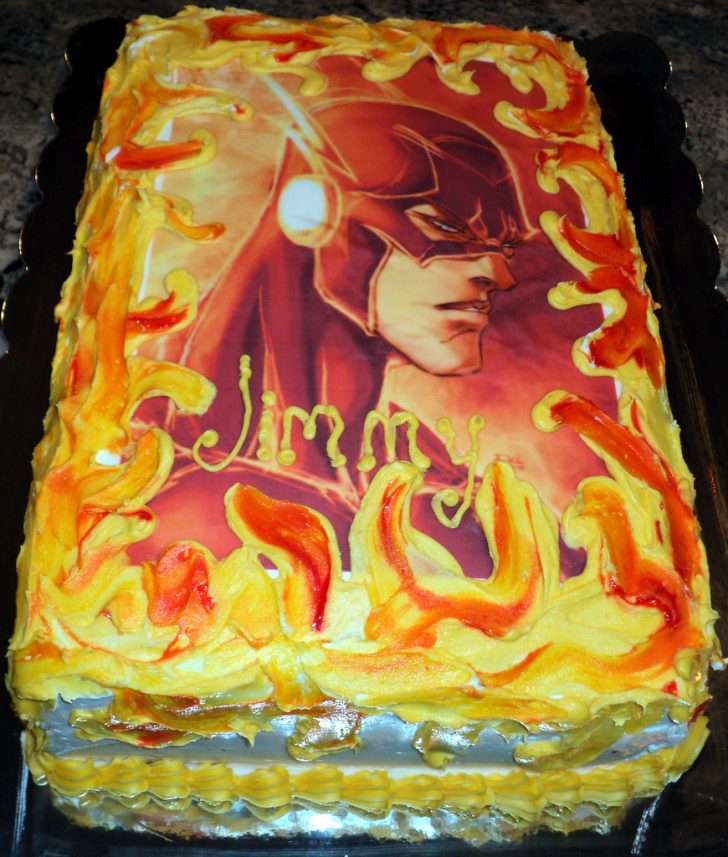 Flash Birthday Cake The Flash Birthday Cake Leslie Damato Bake A Wish Flickr Flash Birthday Cake The Flash Birthday Cake Leslie Damato Bake A Wish Flickr