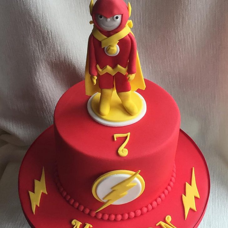 Flash Birthday Cake The Flash Cakehappy Birthday To My Beautiful Little B Flickr Flash Birthday Cake The Flash Cakehappy Birthday To My Beautiful Little B Flickr