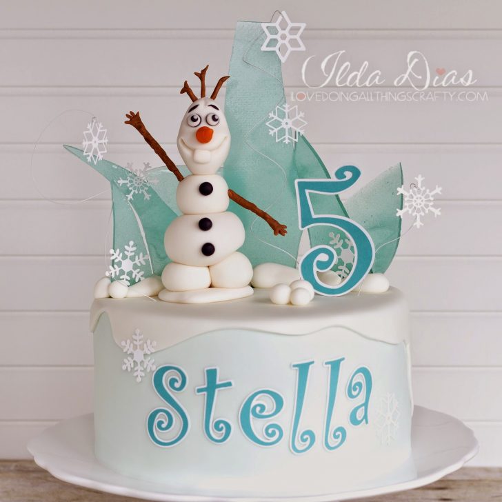 Frozen Themed Birthday Cake I Love Doing All Things Crafty Frozen Themed Birthday Cake And Card Frozen Themed Birthday Cake I Love Doing All Things Crafty Frozen Themed Birthday Cake And Card