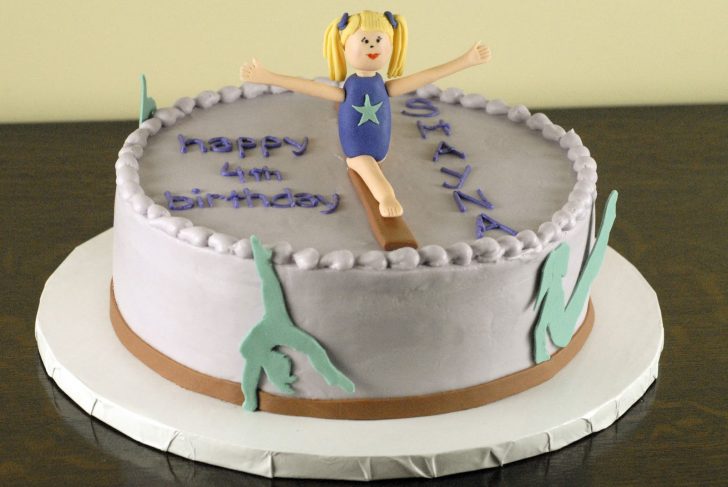 Gymnastics Birthday Cake Night Baking Gymnast Birthday Cake Gymnastics Birthday Cake Night Baking Gymnast Birthday Cake