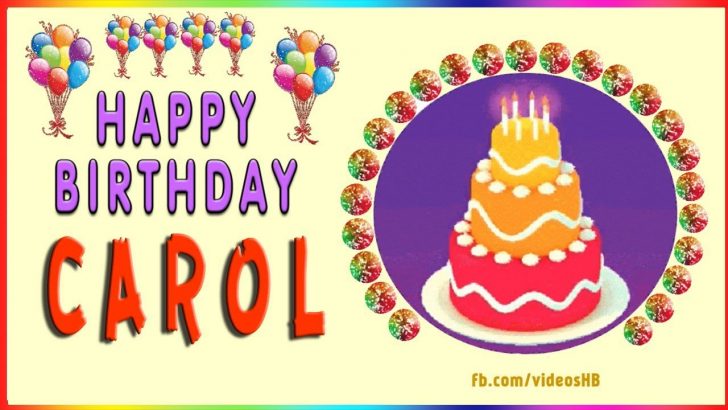 Happy Birthday Carol Cake Happy Birthday Carol Youtube Happy Birthday Carol Cake Happy Birthday Carol Youtube