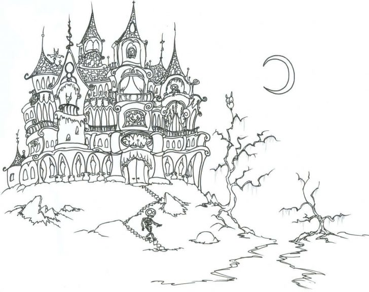 Haunted House Coloring Pages 25 Free Printable Haunted House Coloring Pages For Kids Haunted House Coloring Pages 25 Free Printable Haunted House Coloring Pages For Kids