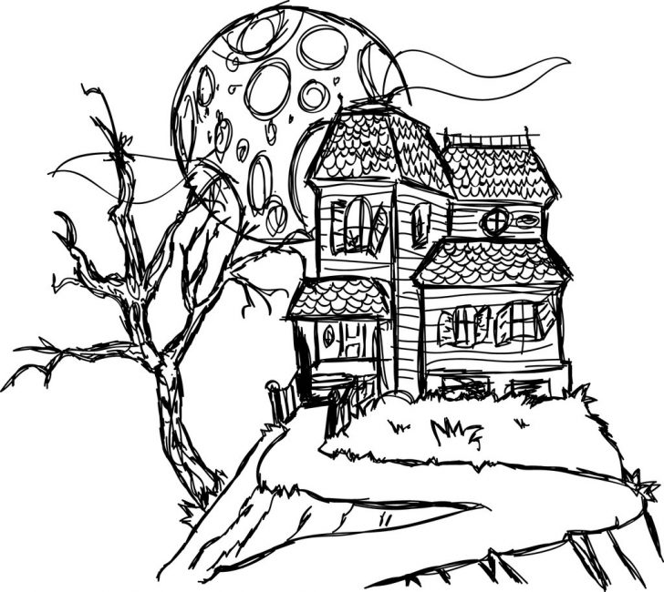 Haunted House Coloring Pages Free Printable Haunted House Coloring Pages For Kids Haunted House Coloring Pages Free Printable Haunted House Coloring Pages For Kids