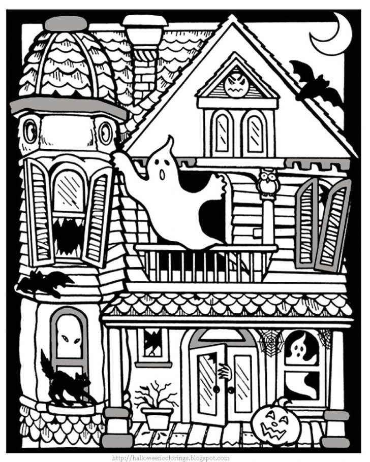 Haunted House Coloring Pages Halloween Haunted House Coloring Pages Thanhhoacar Haunted House Coloring Pages Halloween Haunted House Coloring Pages Thanhhoacar
