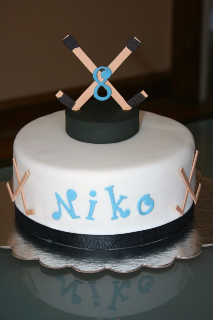 Hockey Birthday Cake Hockey My Sons 8th Birthday Cake The Boy Is All About Hockey Hockey Birthday Cake Hockey My Sons 8th Birthday Cake The Boy Is All About Hockey