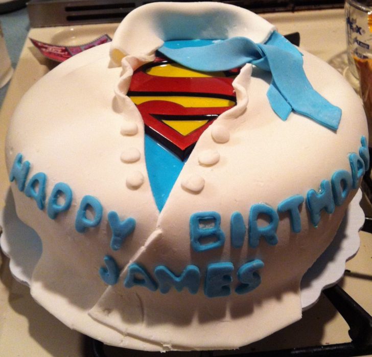 Husband Birthday Cake My Husbands Superman Cake I Made For His Birthday Cake Let Them Husband Birthday Cake My Husbands Superman Cake I Made For His Birthday Cake Let Them