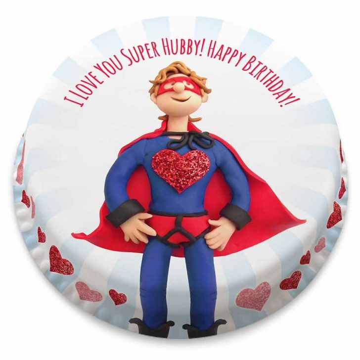 Husband Birthday Cake Personalised Husband Super Hero Birthday Cake From 1499 Bakerdays Husband Birthday Cake Personalised Husband Super Hero Birthday Cake From 1499 Bakerdays